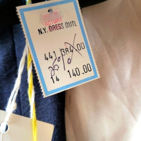 Lot 4 Vintage Dresses 2 NWT Wholesale Designer Dead Stock Handmade 80s 90s - Picture 16 of 16